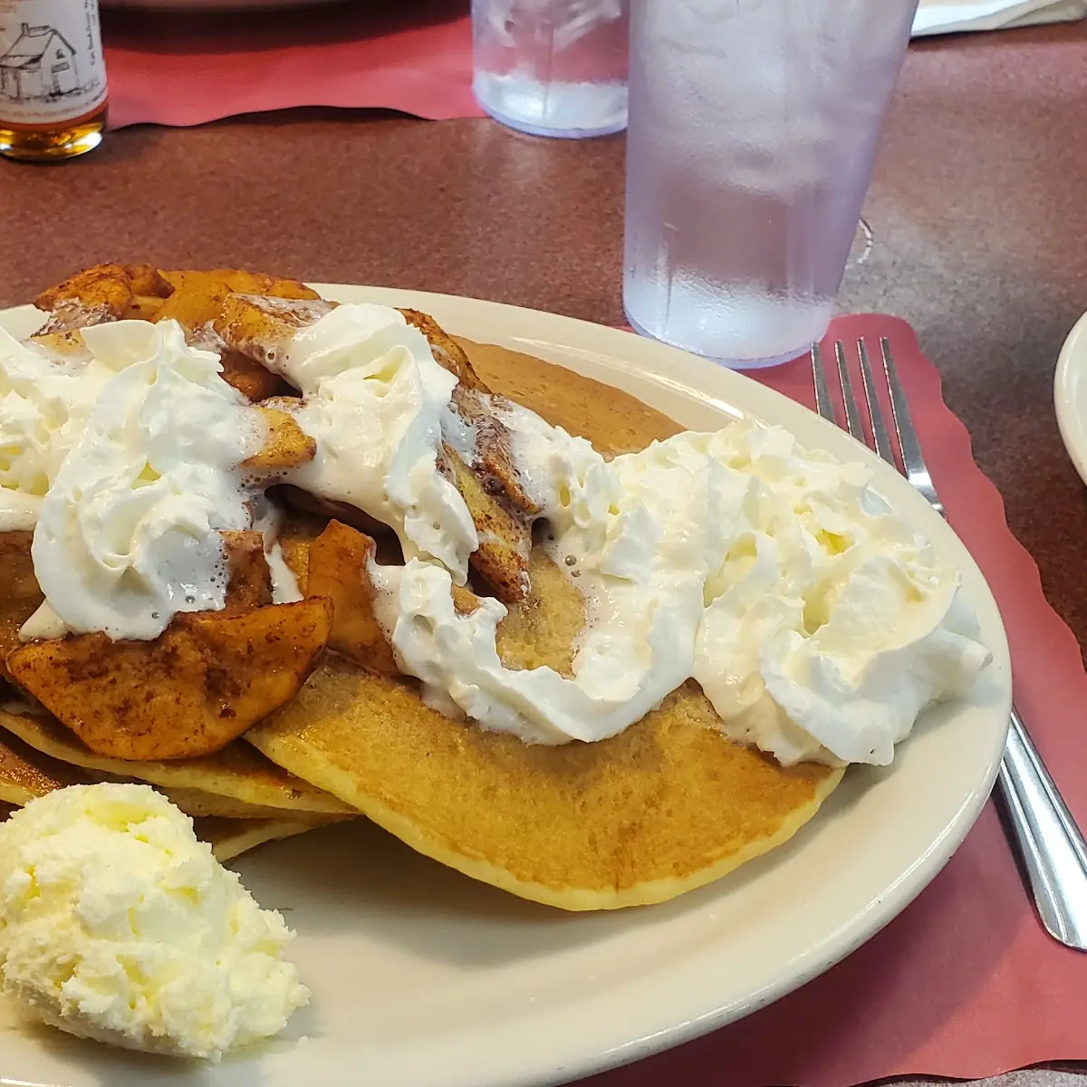 Cinnamon Apple Pancakes
