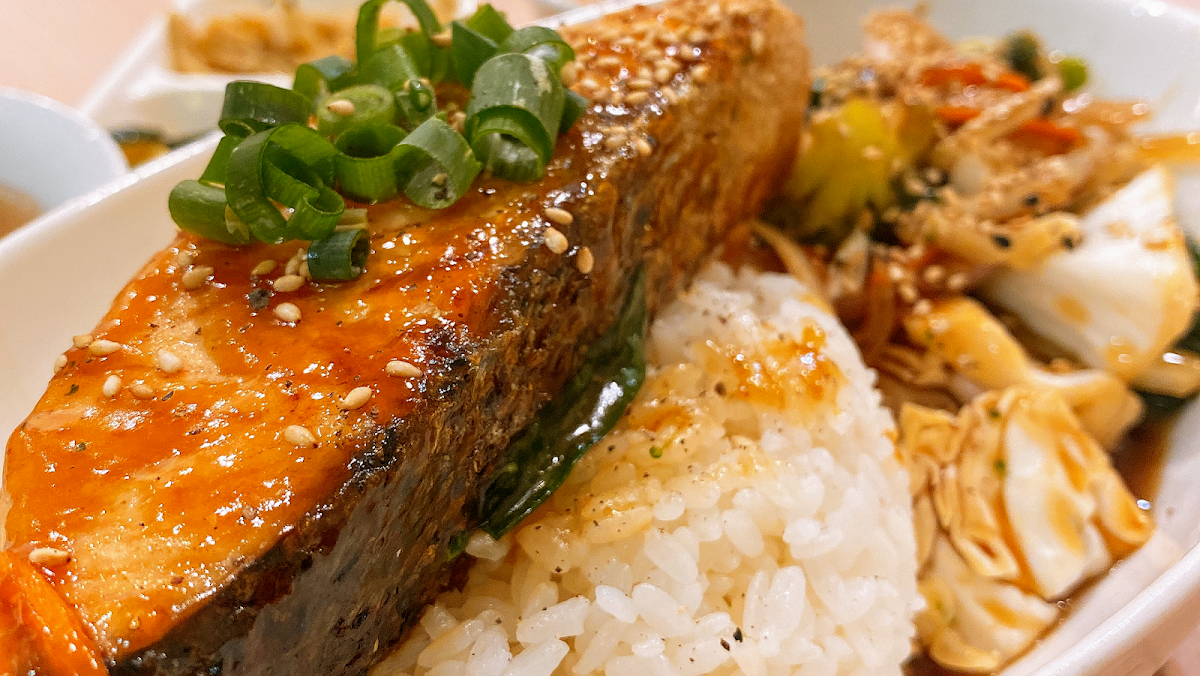 Teriyaki Salmon Meal, K-wings