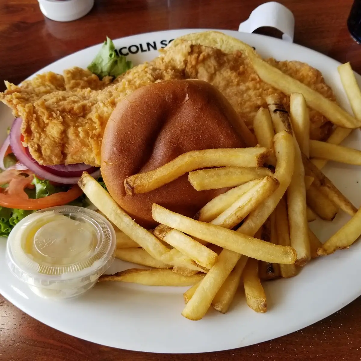 Pork Tenderloin Sandwich& Fries