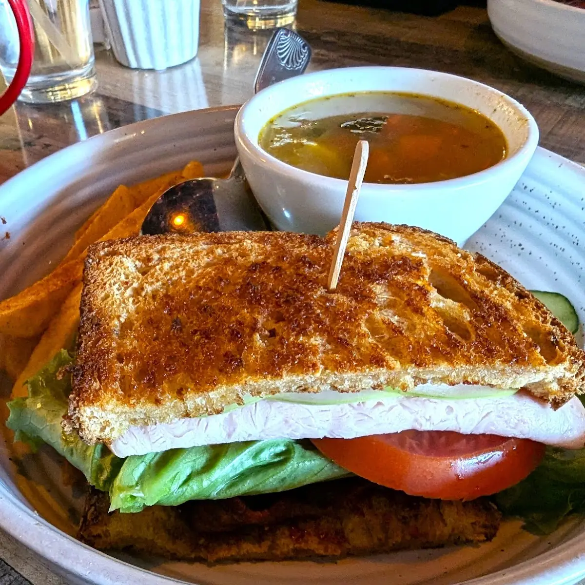 Turkey Apple Club Sandwich