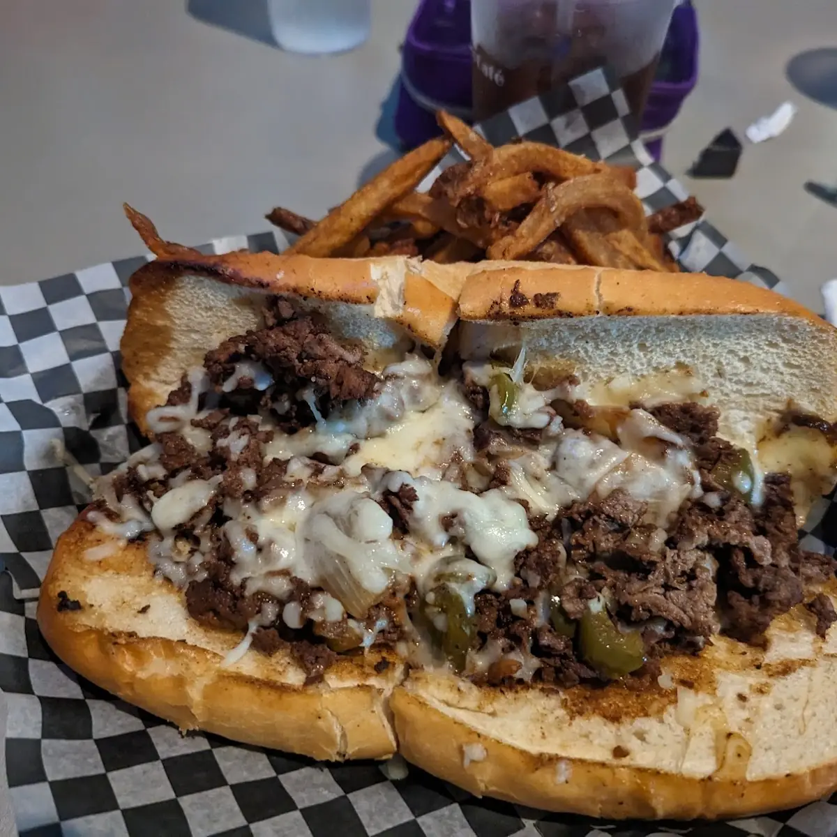Philly Cheese Steak Sandwich