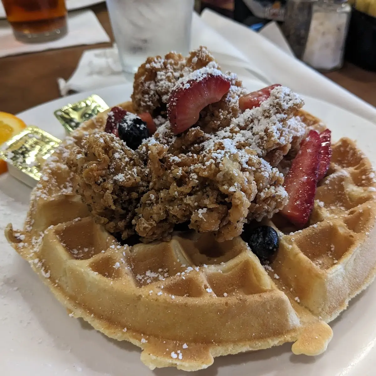 Crispy Chicken and Waffles