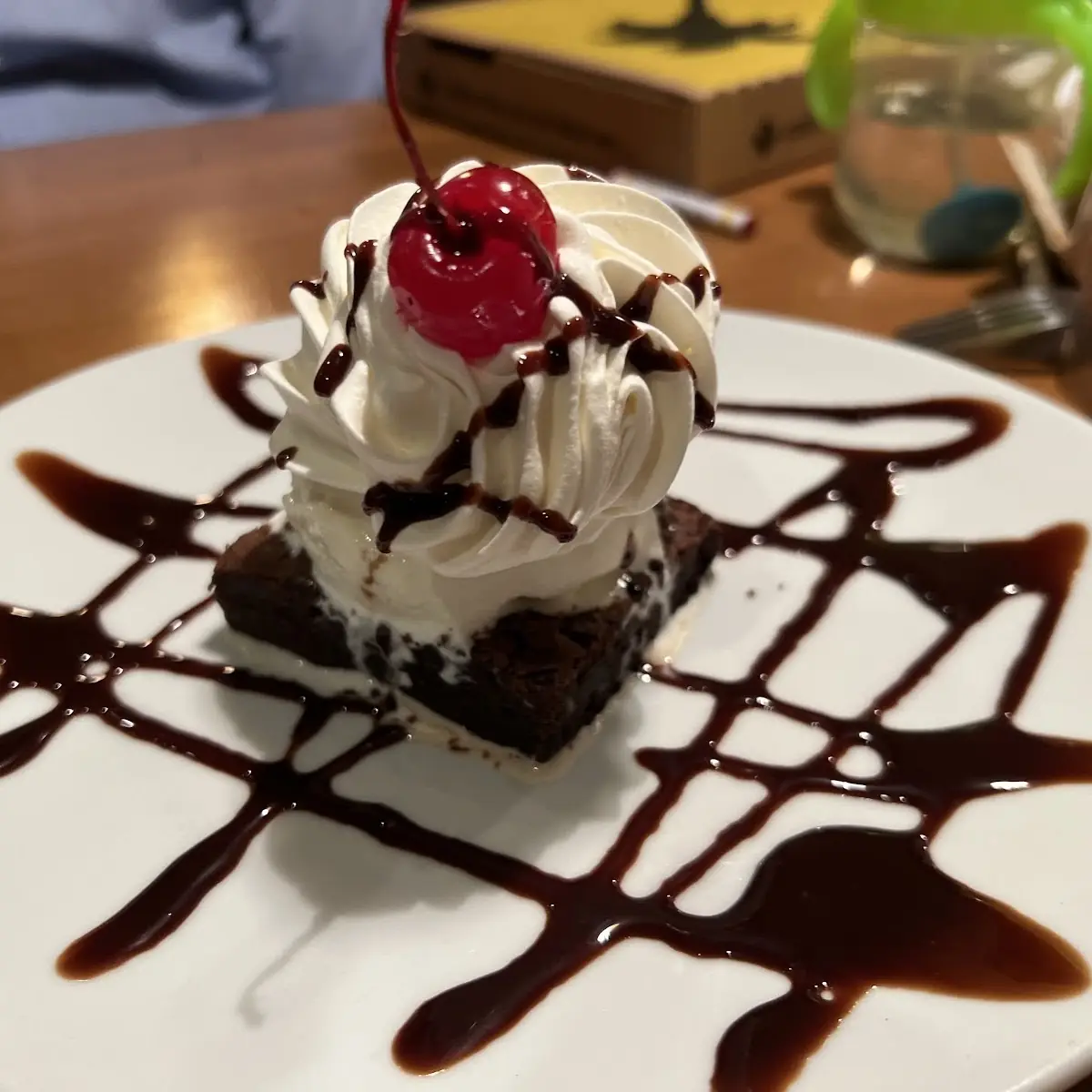 Chocolate Brownie Sundae