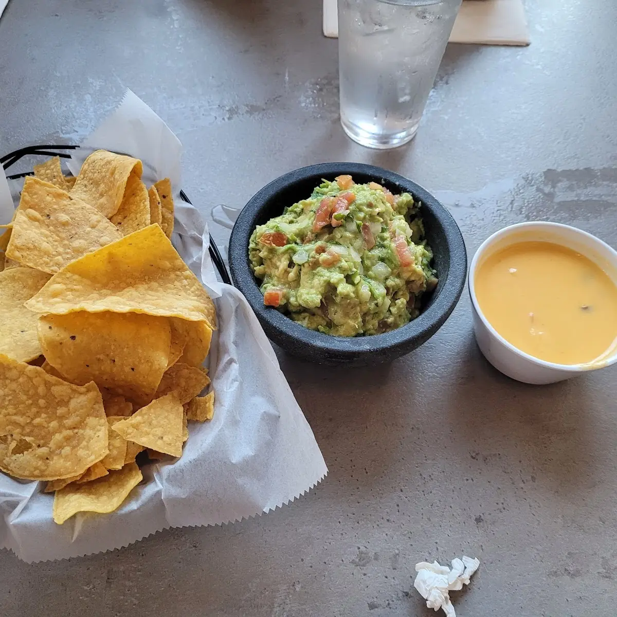 Home Made Guacamole with Tortilla Chips
