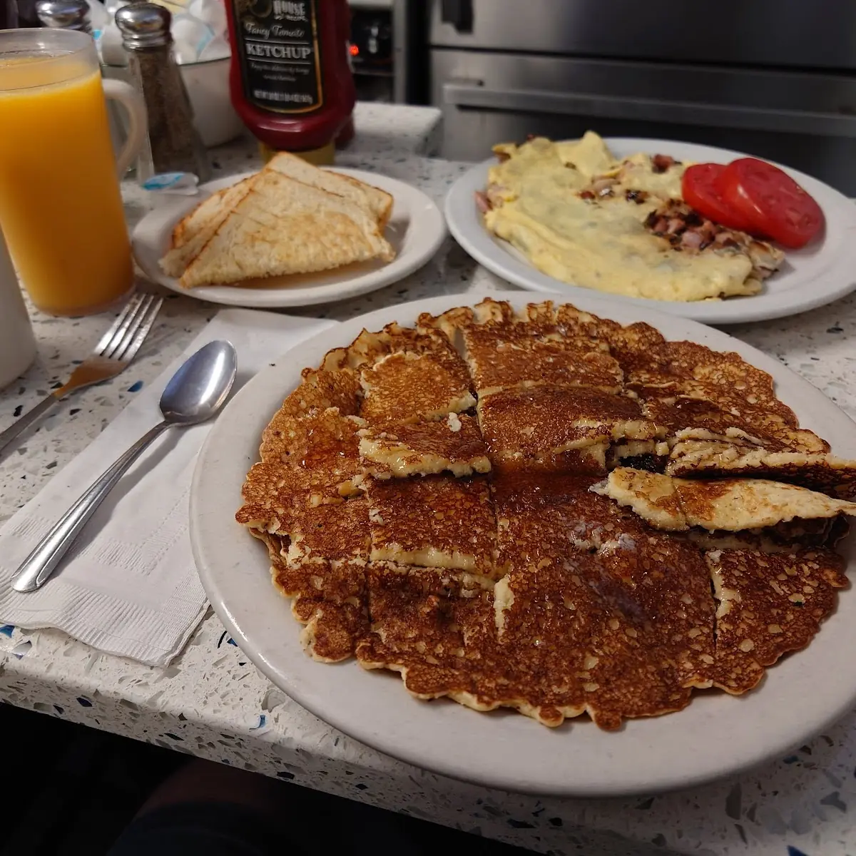 Pancakes and Eggs