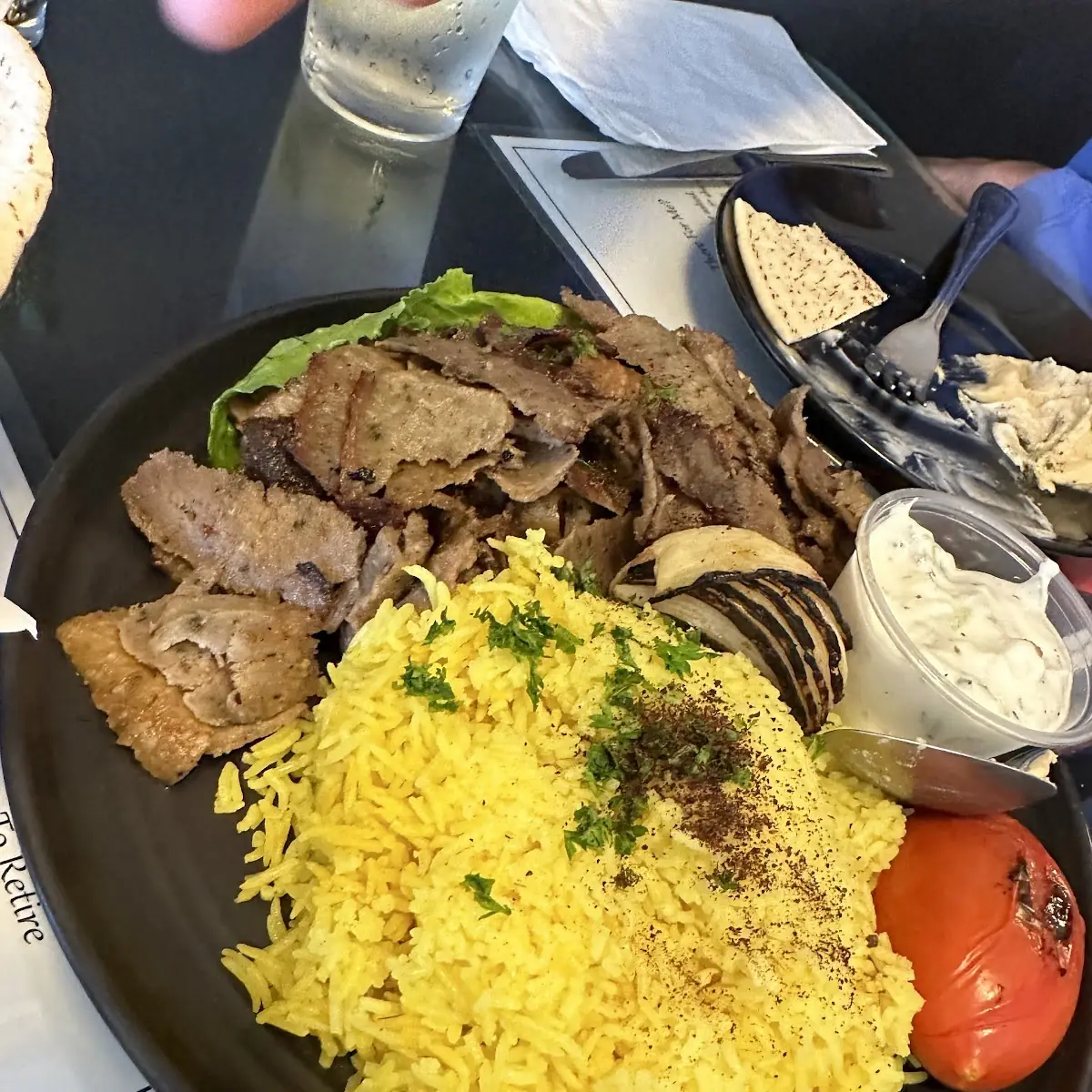 Gyro Dinner Plate