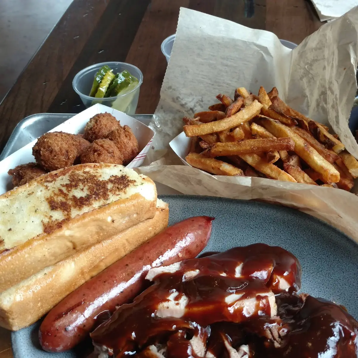 Three Meat Sampler Platter
