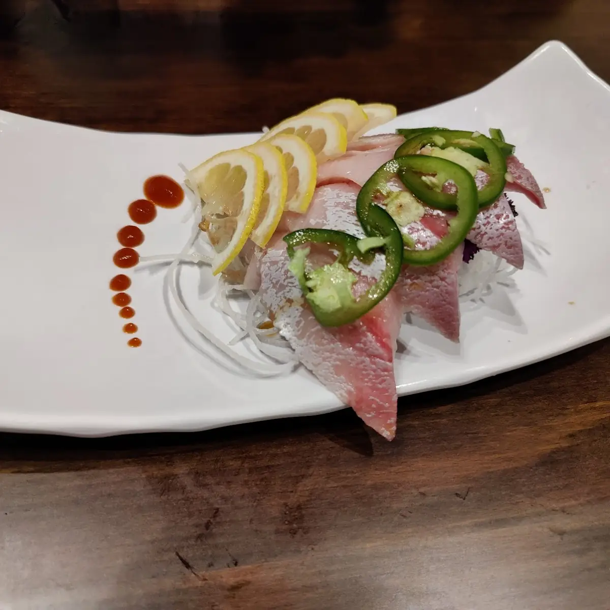 Yellow Tail Belly Sushi