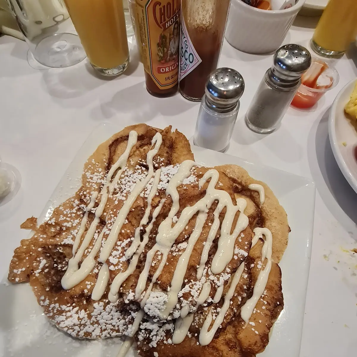 Cinnamon Roll Pancakes