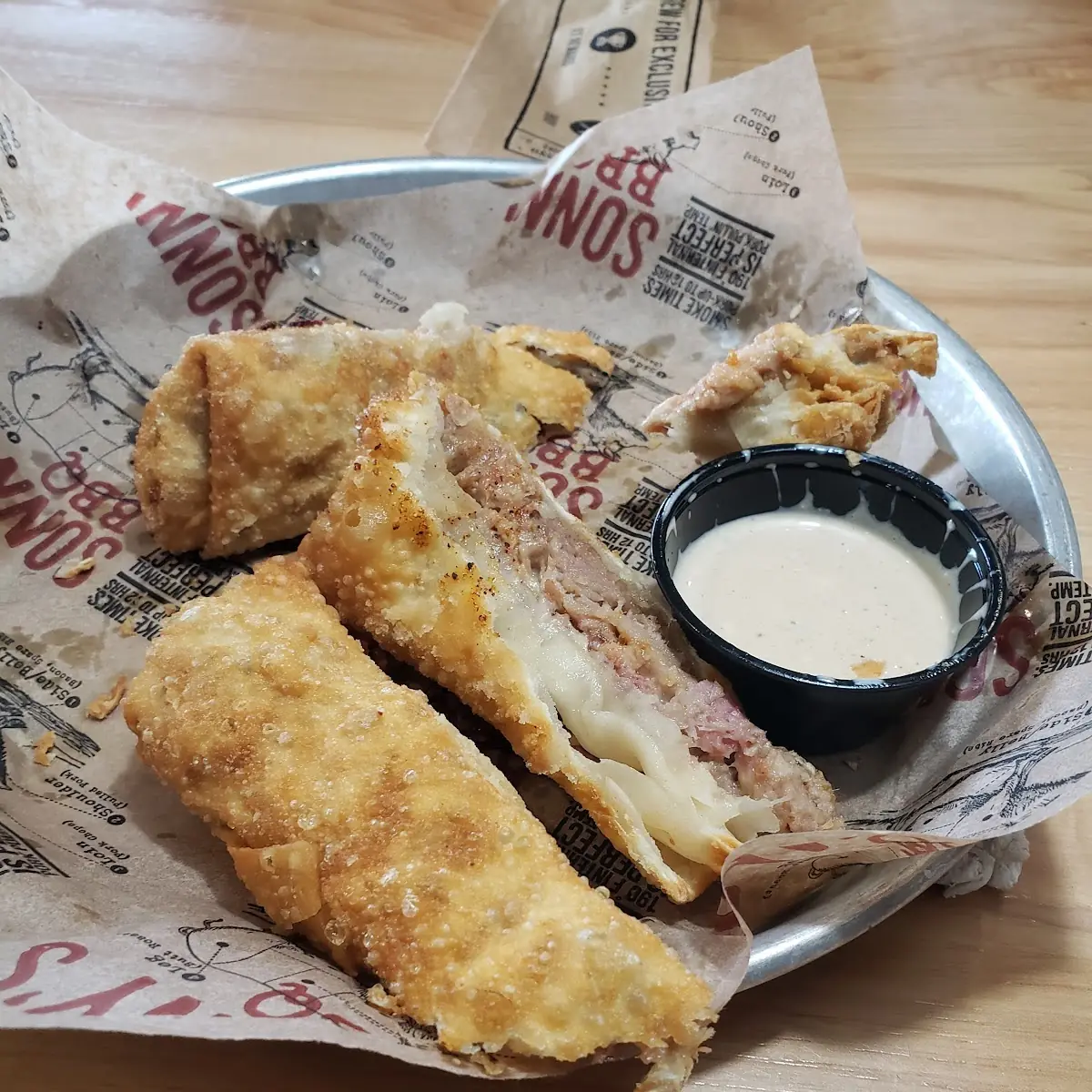 BBQ Egg Rolls