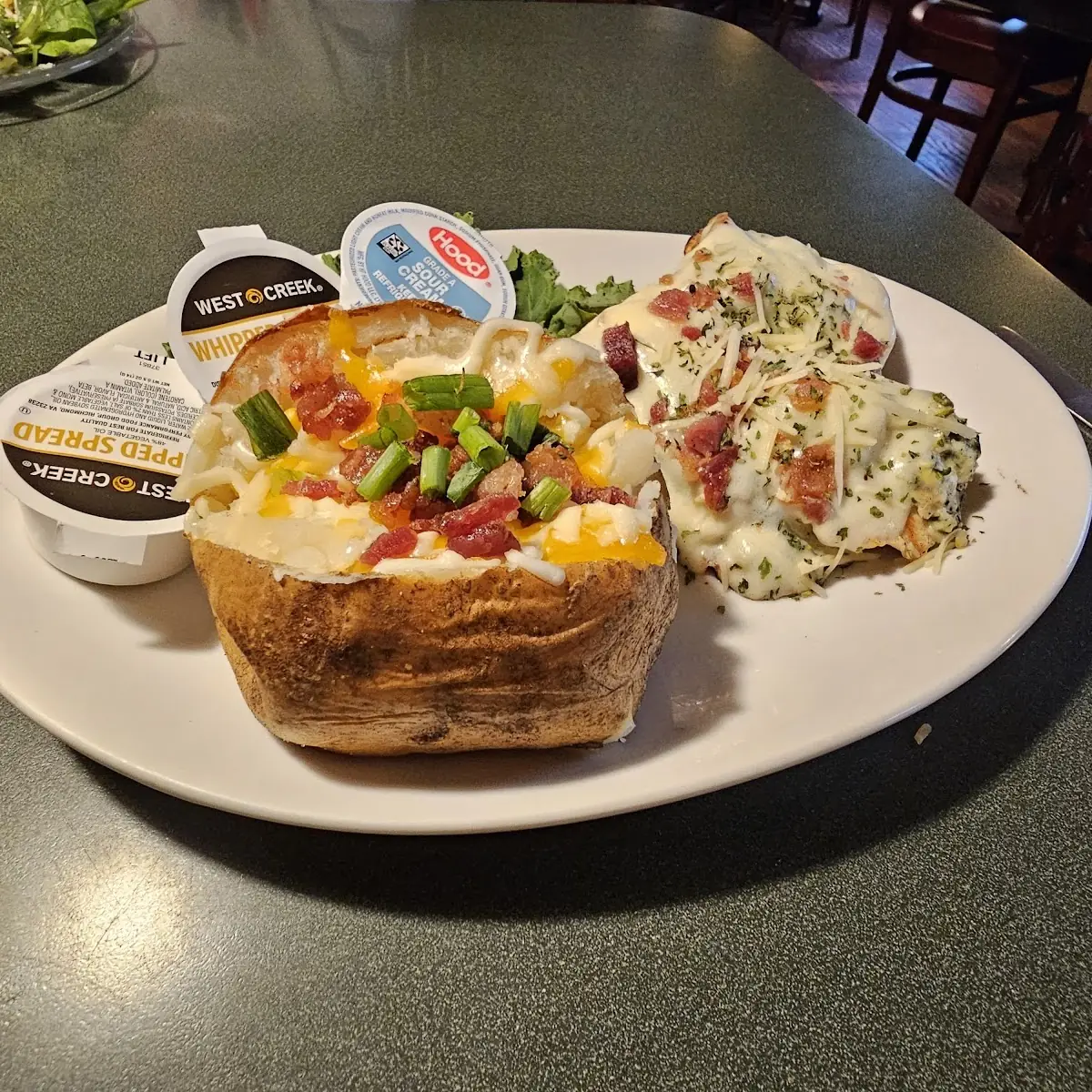 Chicken Rockefeller