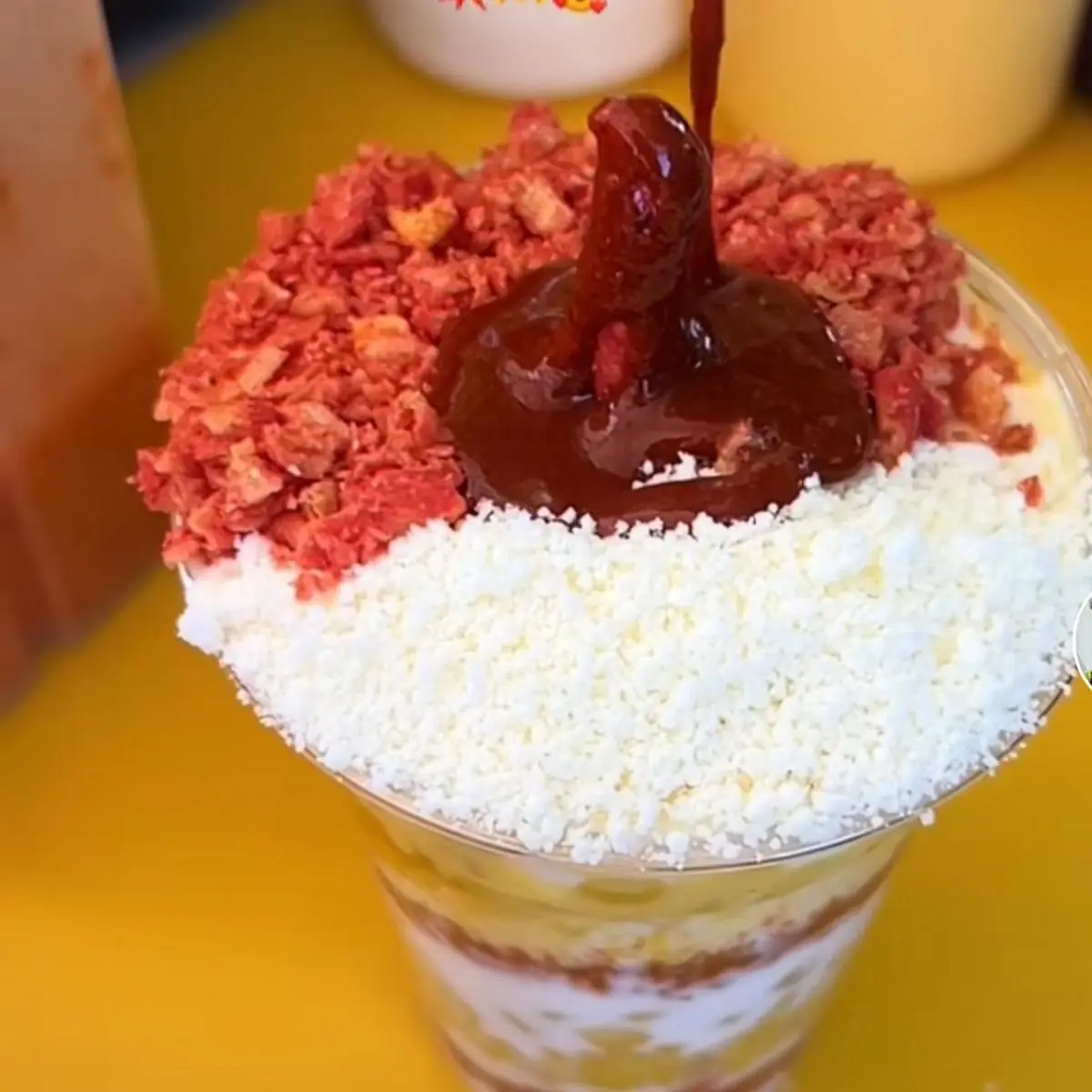 Elote En Vaso Blanco Amarillo
