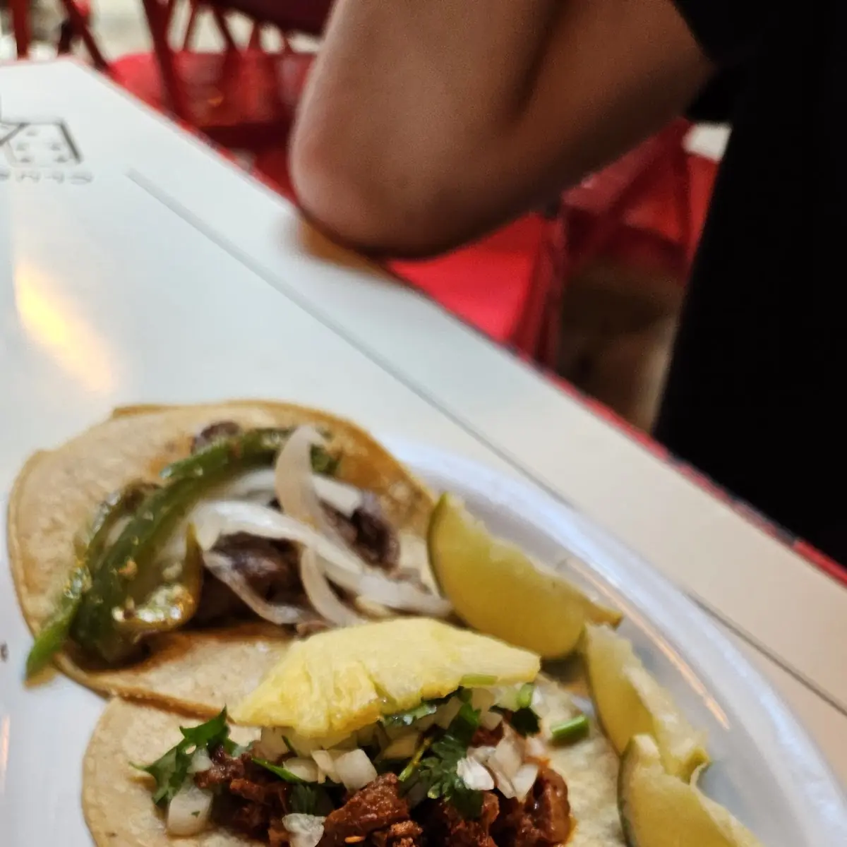 Huevos Con Pastor Tacos
