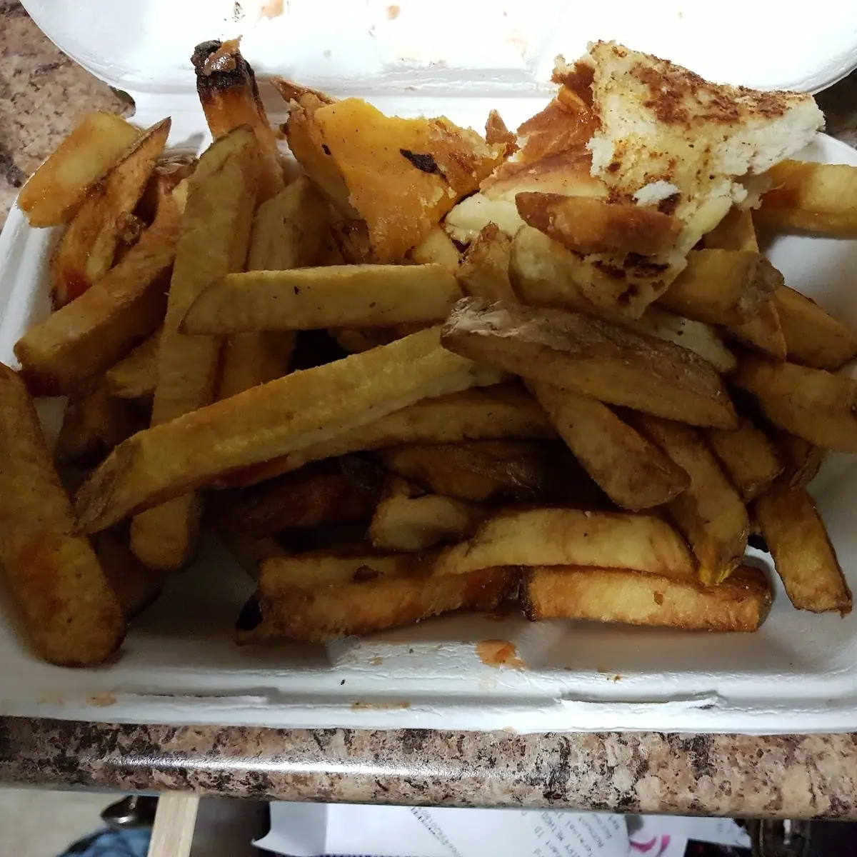 Our Left Overs from Fish Boat Restaurant, Fishboat Restaurant