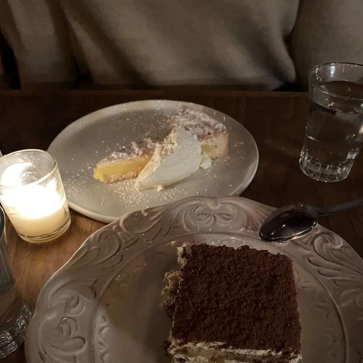 Lemon Tart and Tiramisu