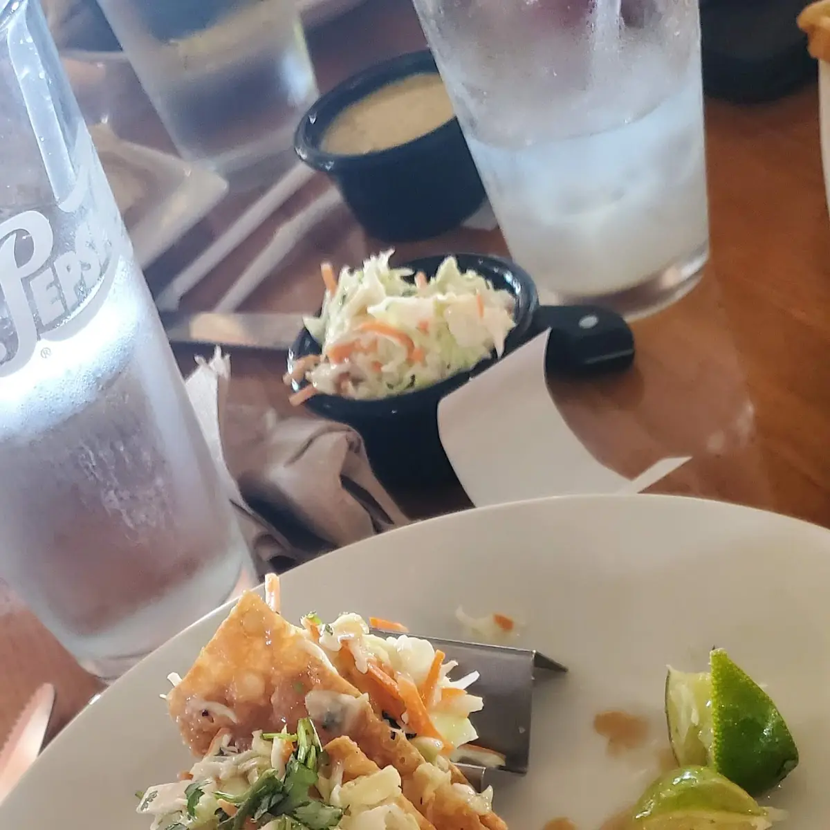 Wonton Chicken Tacos