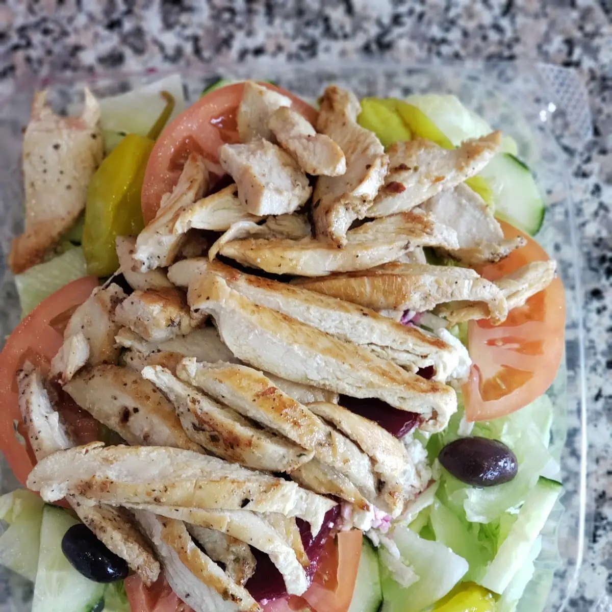 Chicken Greek Salad