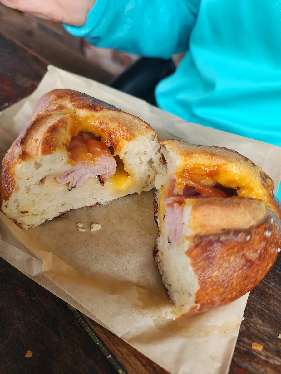Ham and Cheese Pretzel
