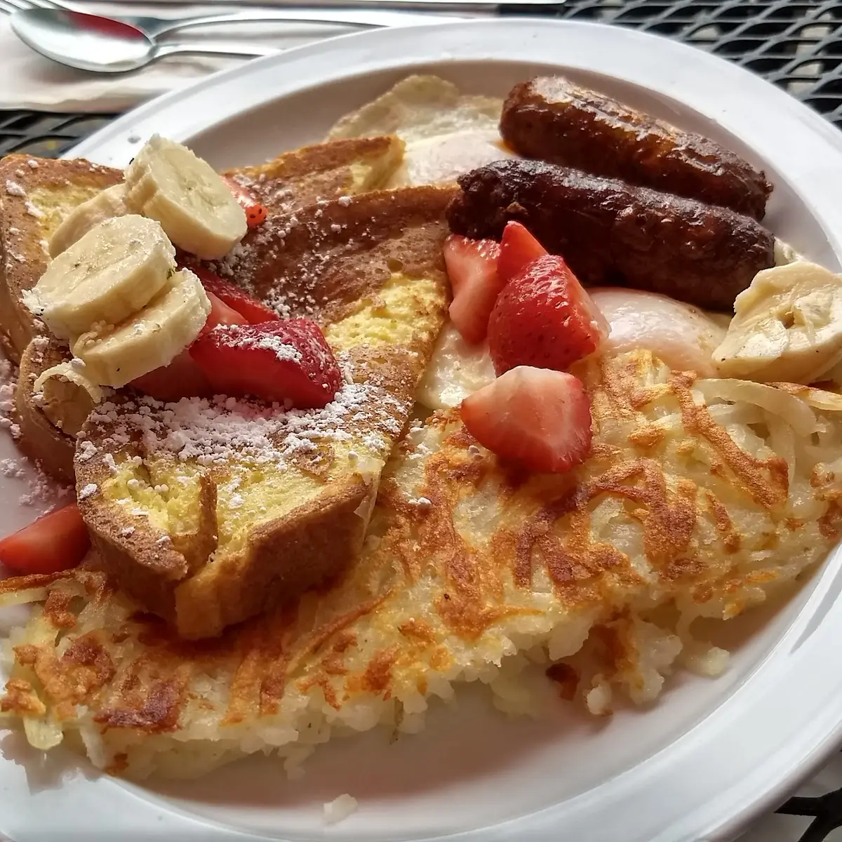 French Toast with Choice of Meat