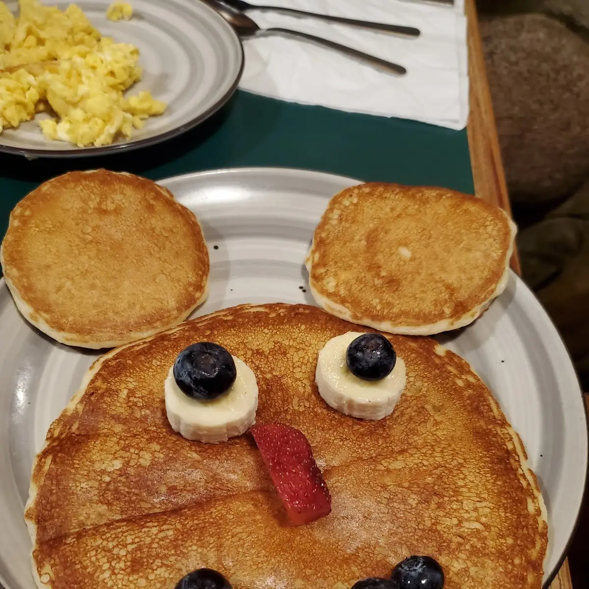 Mickey Mouse Face Pancake with 1 Egg
