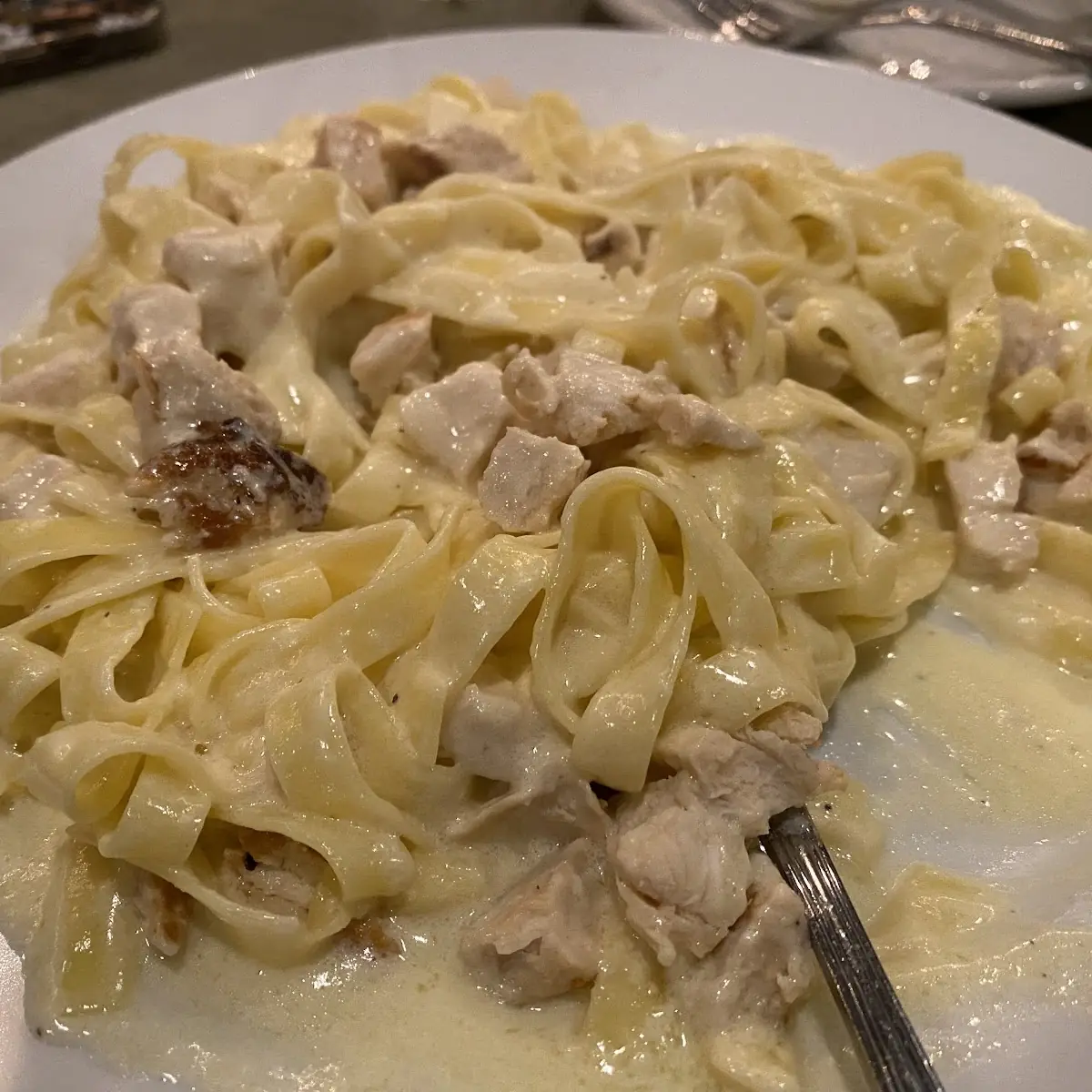 Fettuccine Alfredo with Chicken
