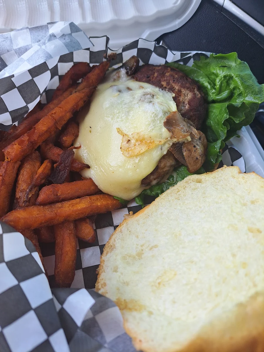 Mushroom Swiss Burger