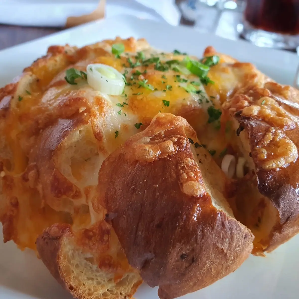 Cheesy Herb Bread Bowl