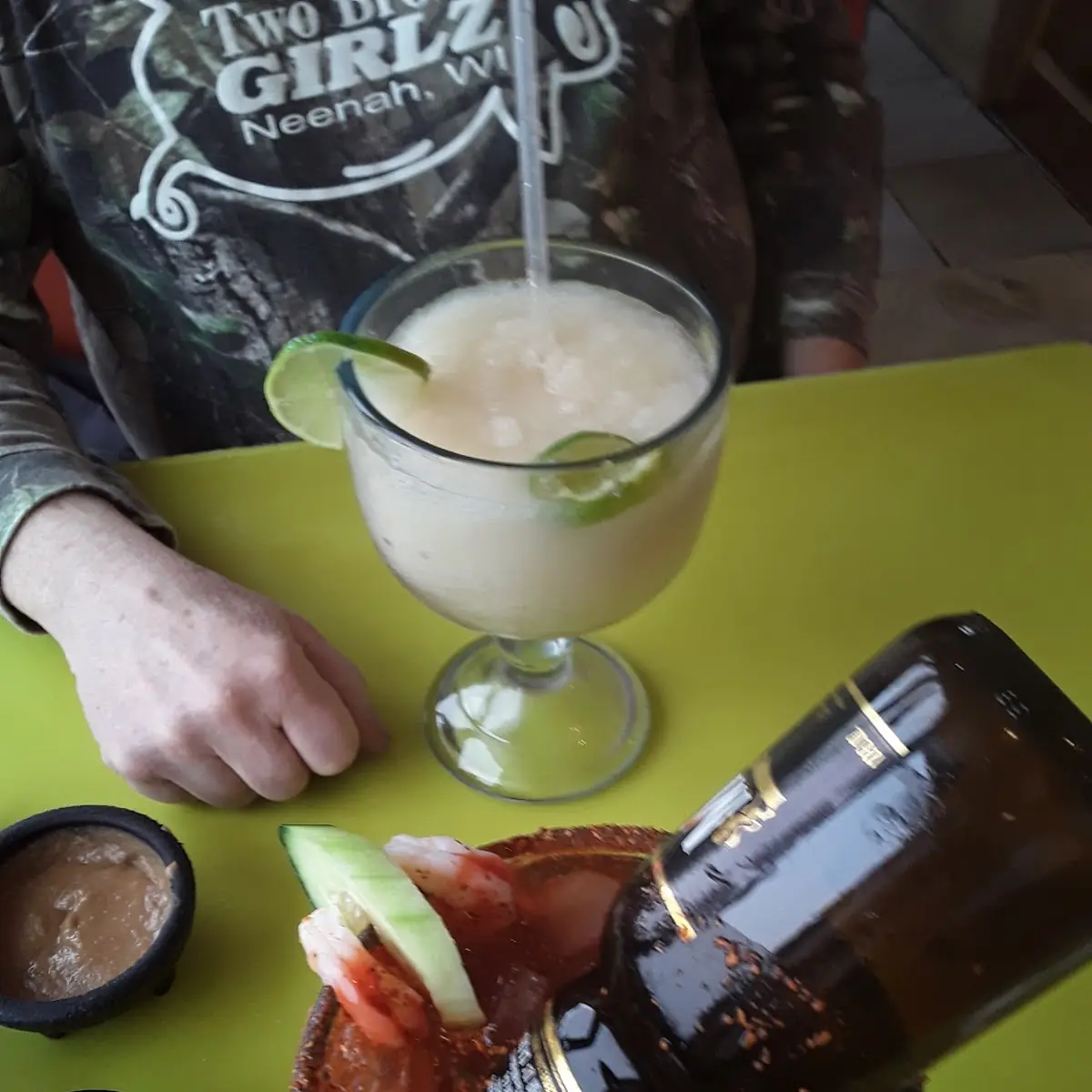 Frozen Margarita and Deluxe Michelada