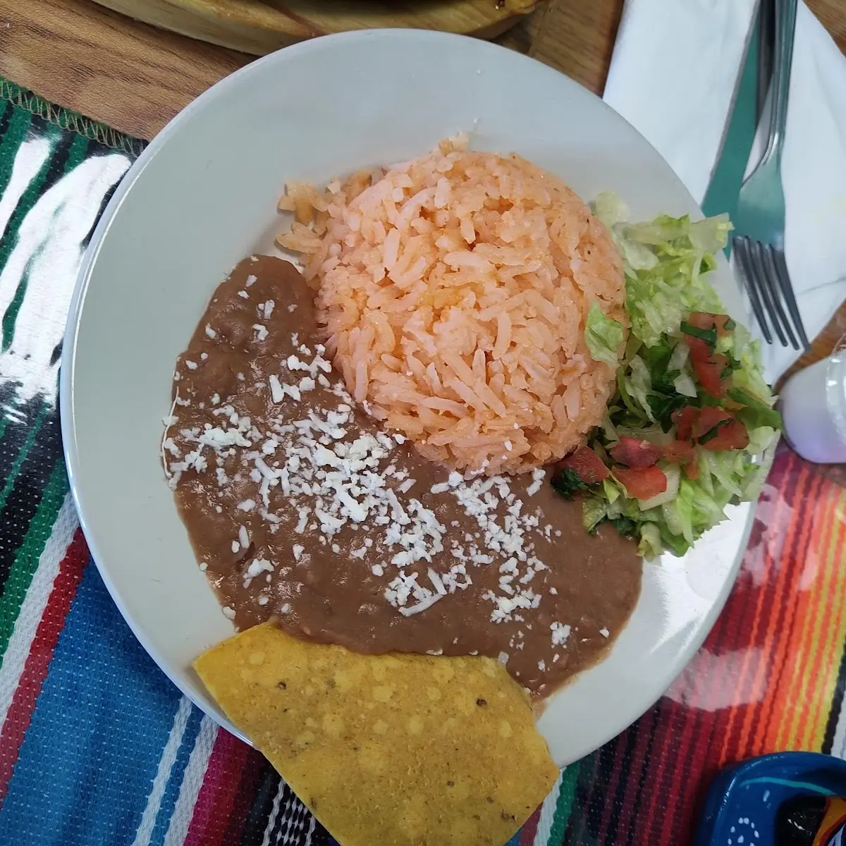 Rice and Refried Beans