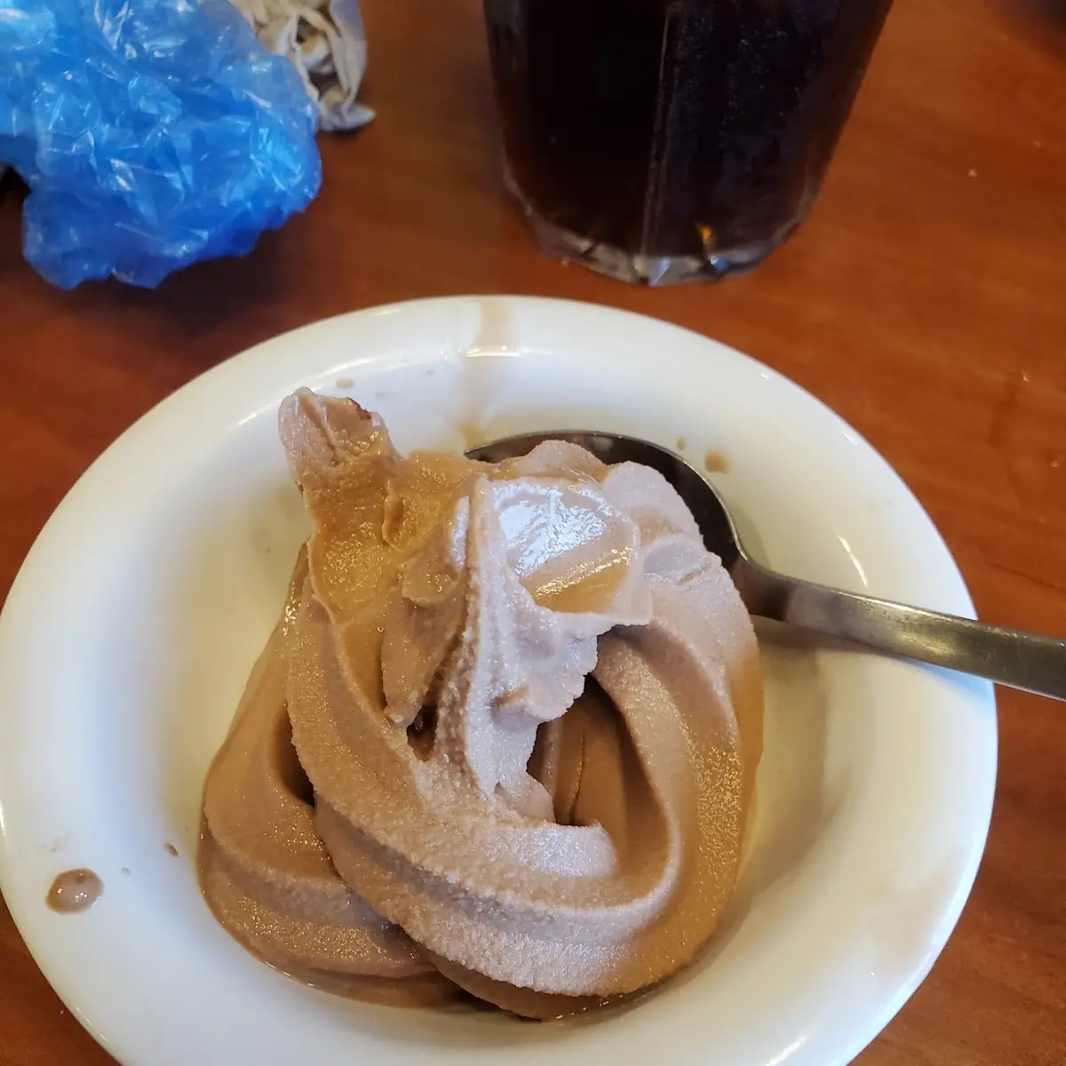 Chocolate Soft Serve Ice Cream