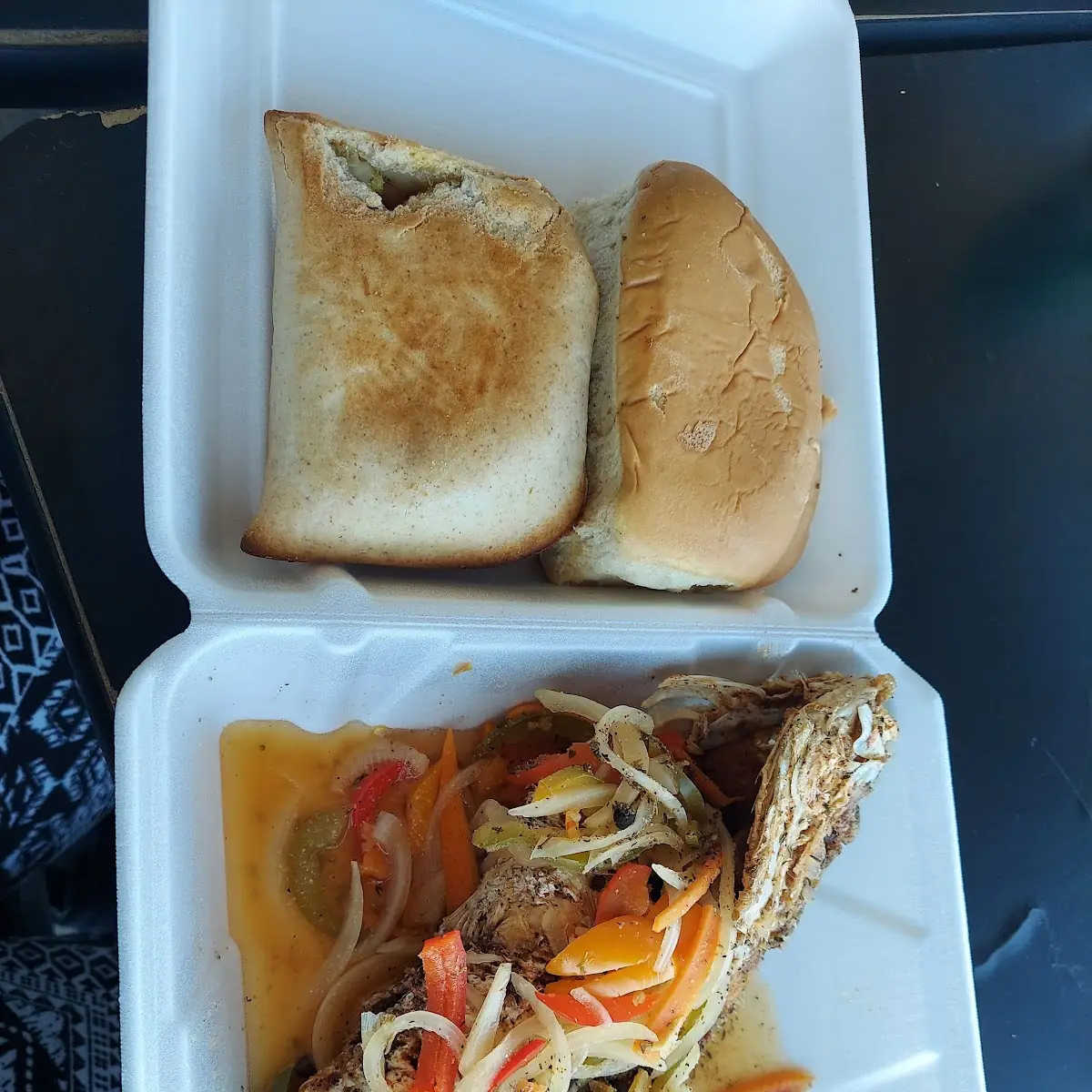 Red Snapper Veggie Patty & Coco Bread