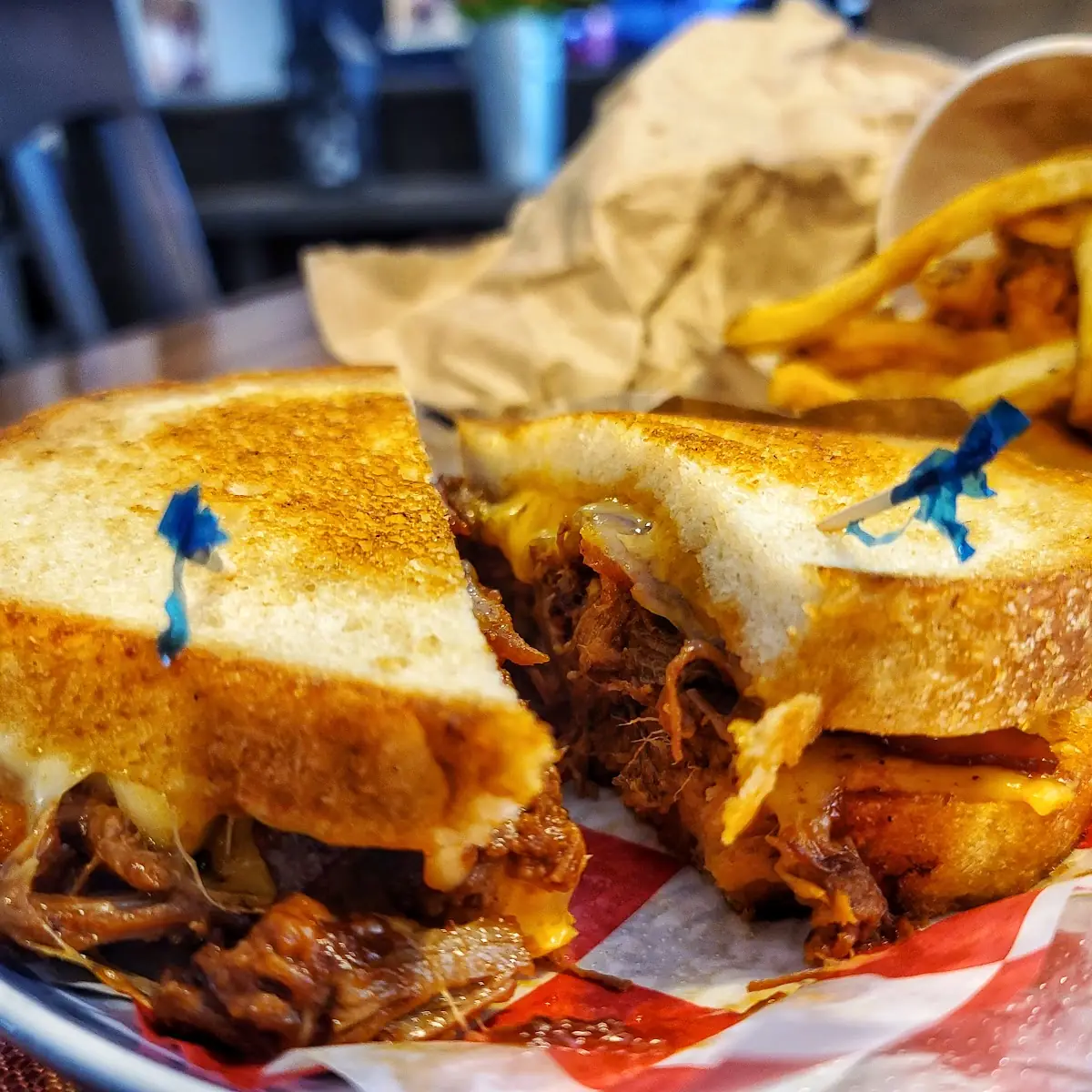 BBQ Brisket Grilled Cheese