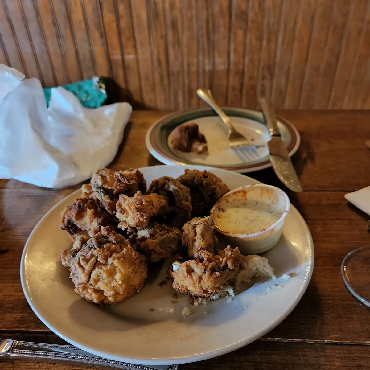 Soft-Fried Chicken Liver Dinner