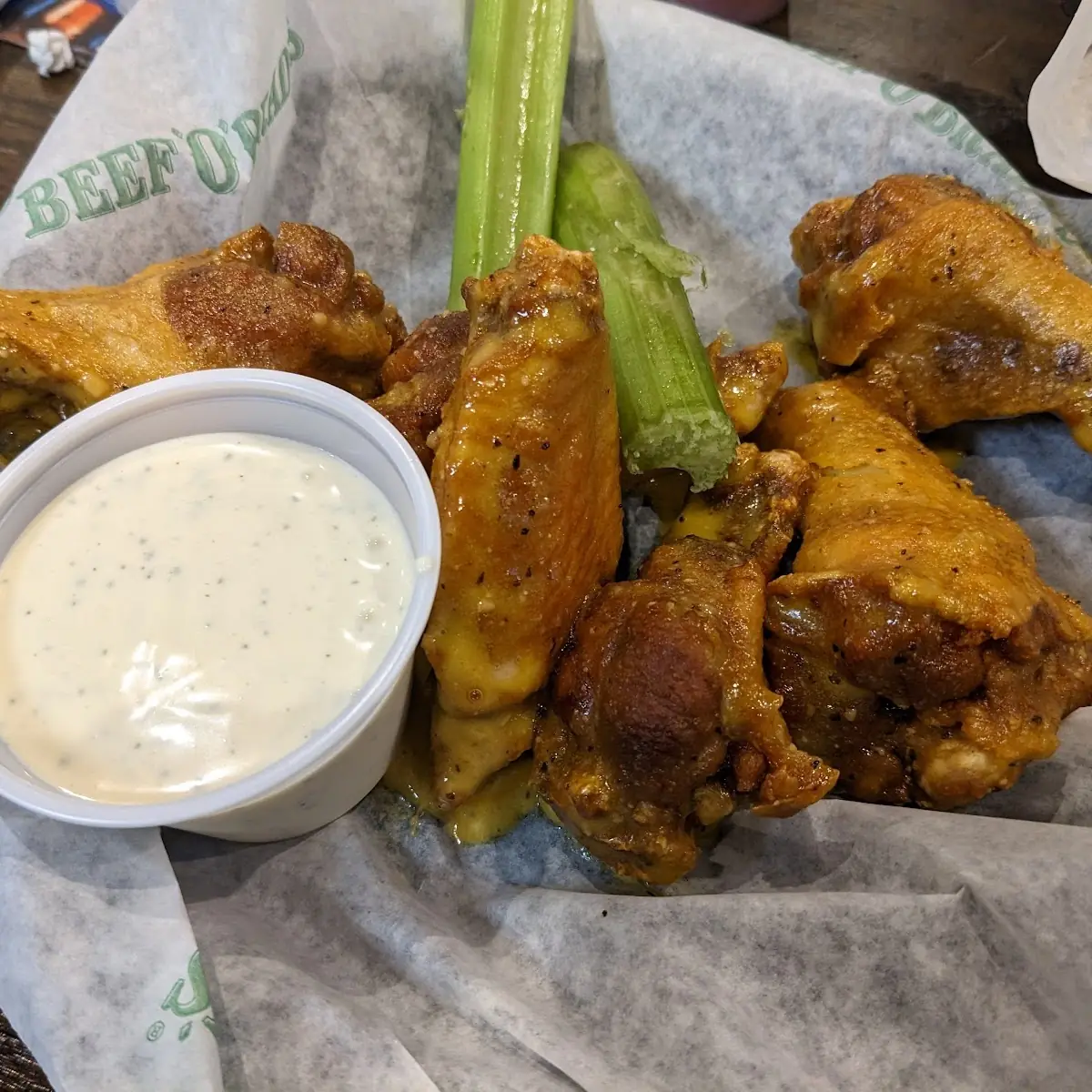 Garlic Parmesan Wings