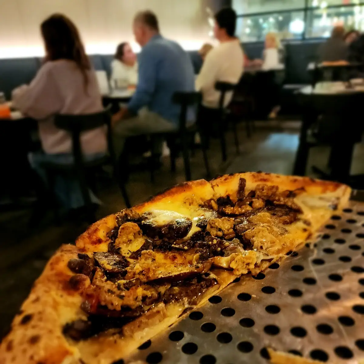 Mushroom Pizza with Sausage