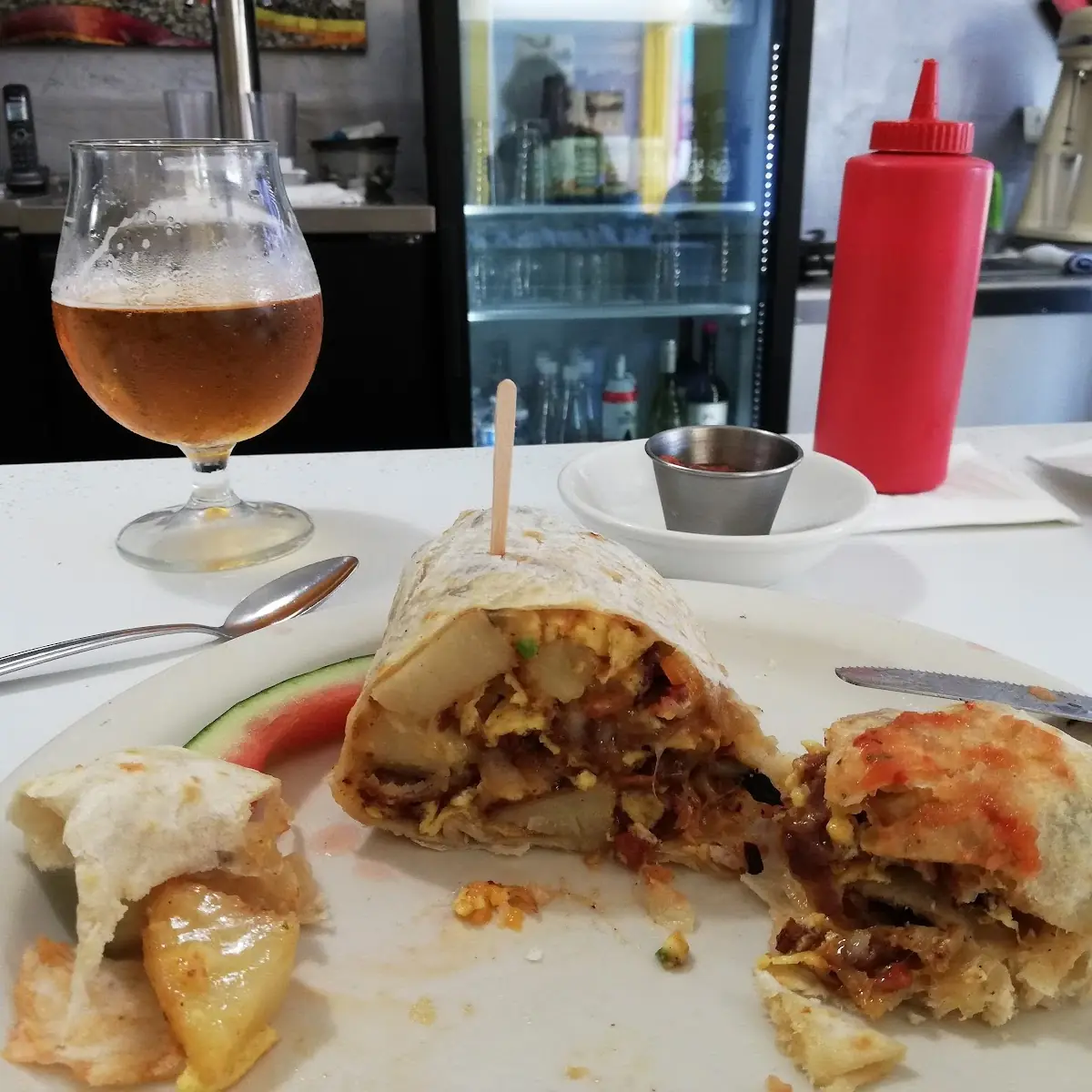 Breakfast Burrito's Lighter Side