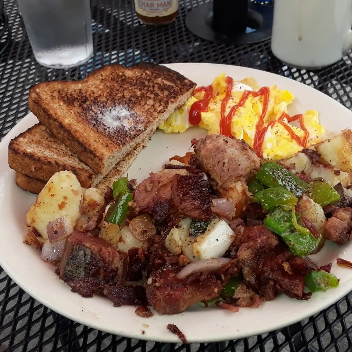Ribeye Steak Breakfast