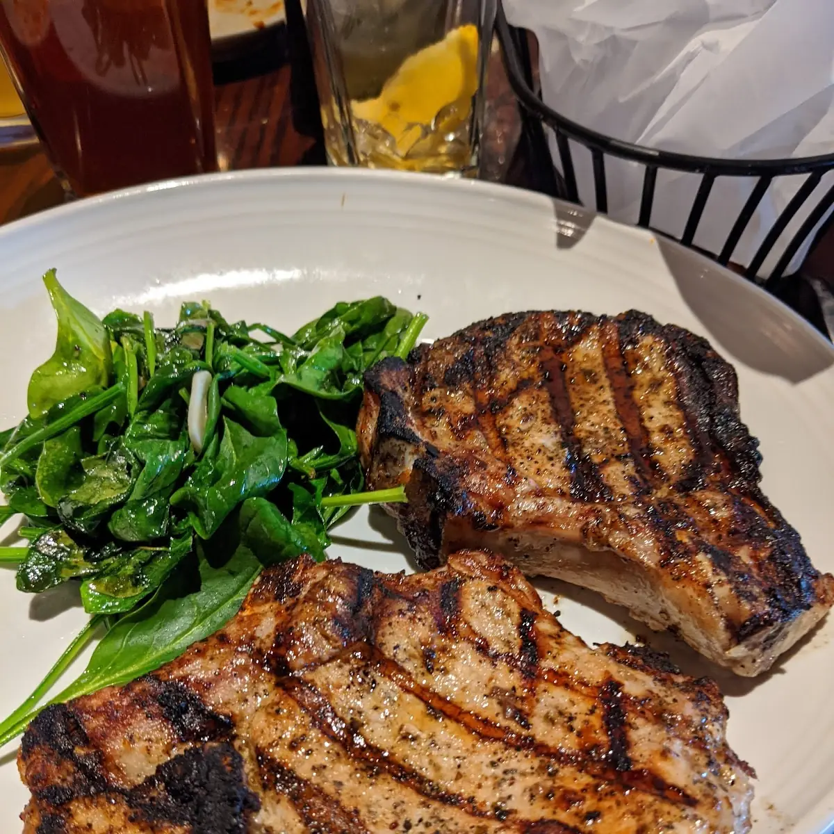 Tuscan-Grilled Pork Chop