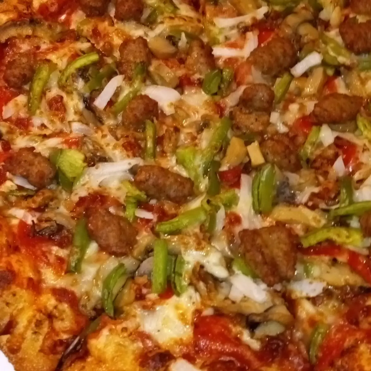 Fiery Sausage & Peppers Pizza