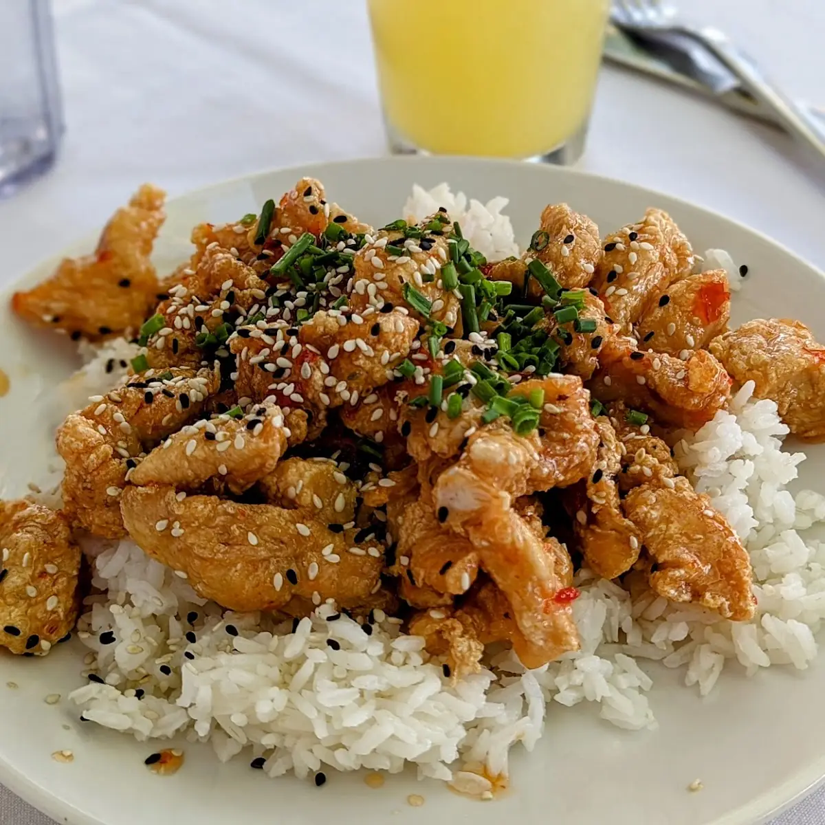 Fire Cracker Orange Chicken Bowl