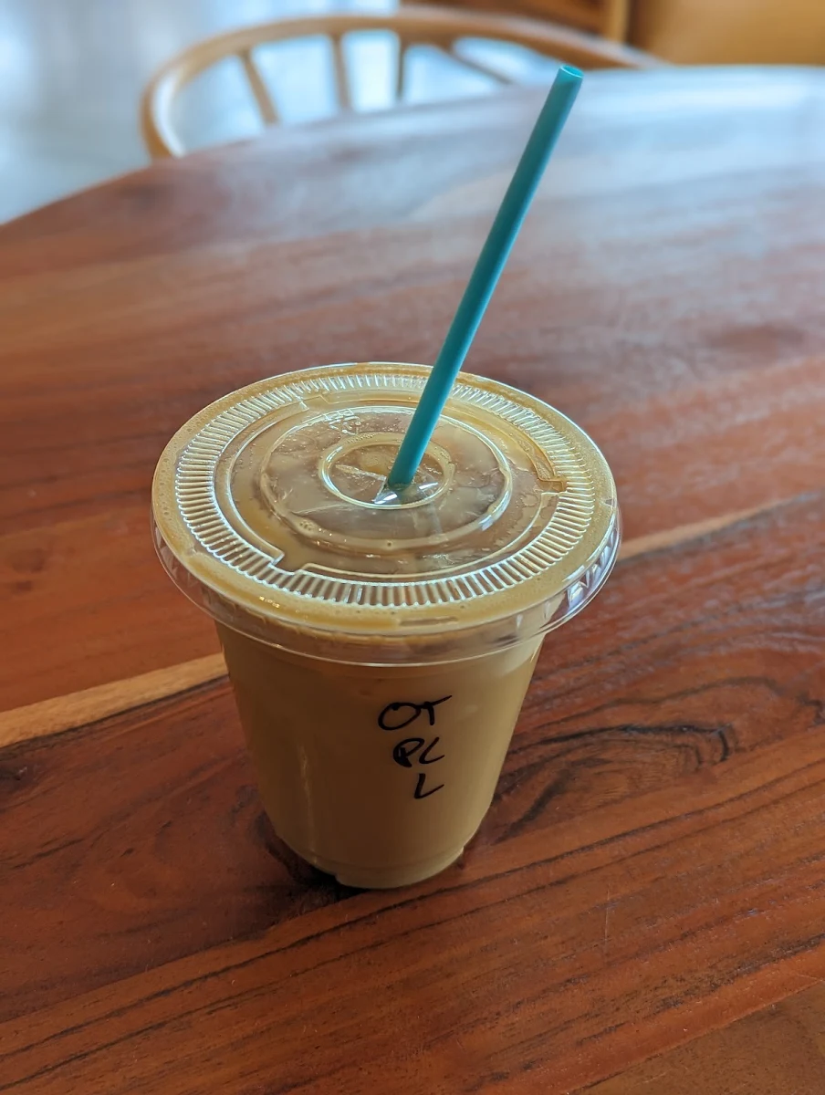 Iced Pistachio Cardamom Latte