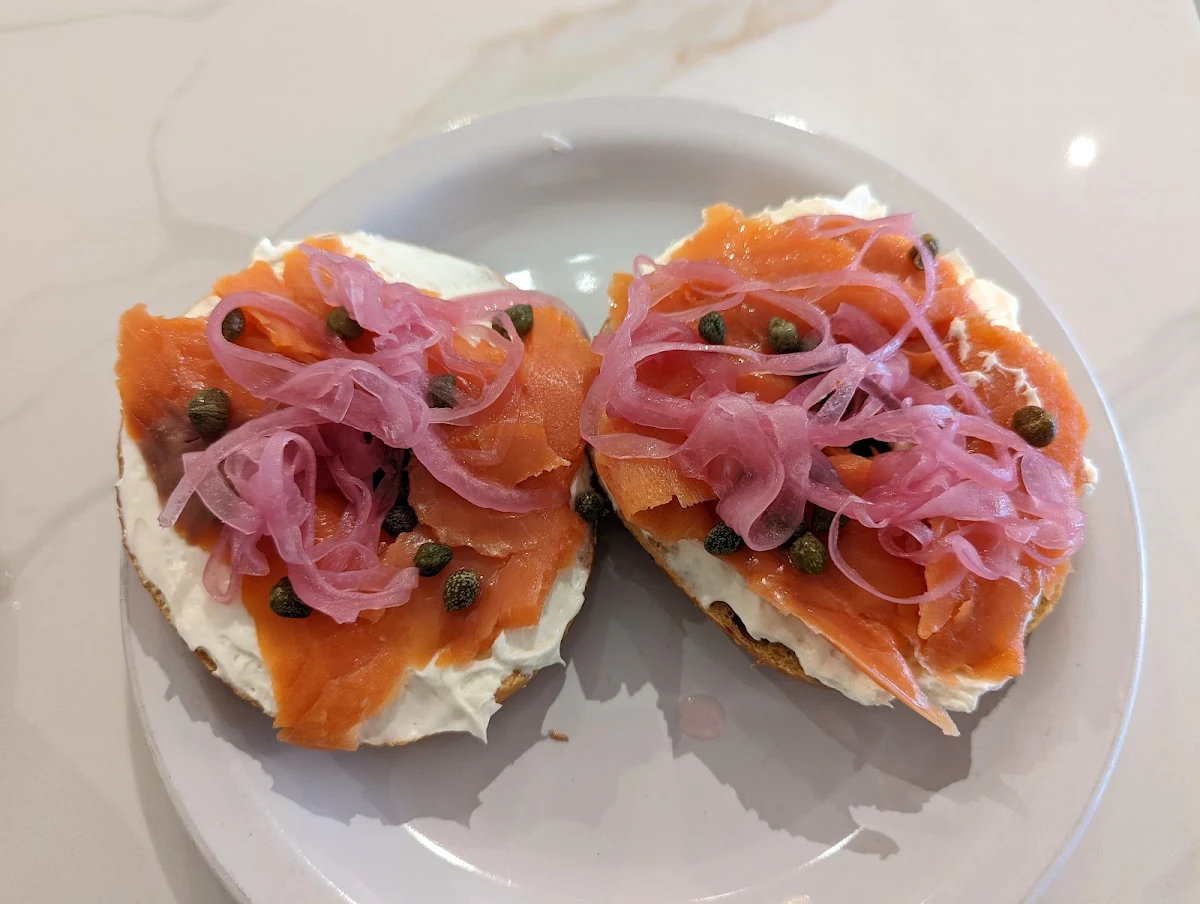 Salmon Lox Bagel