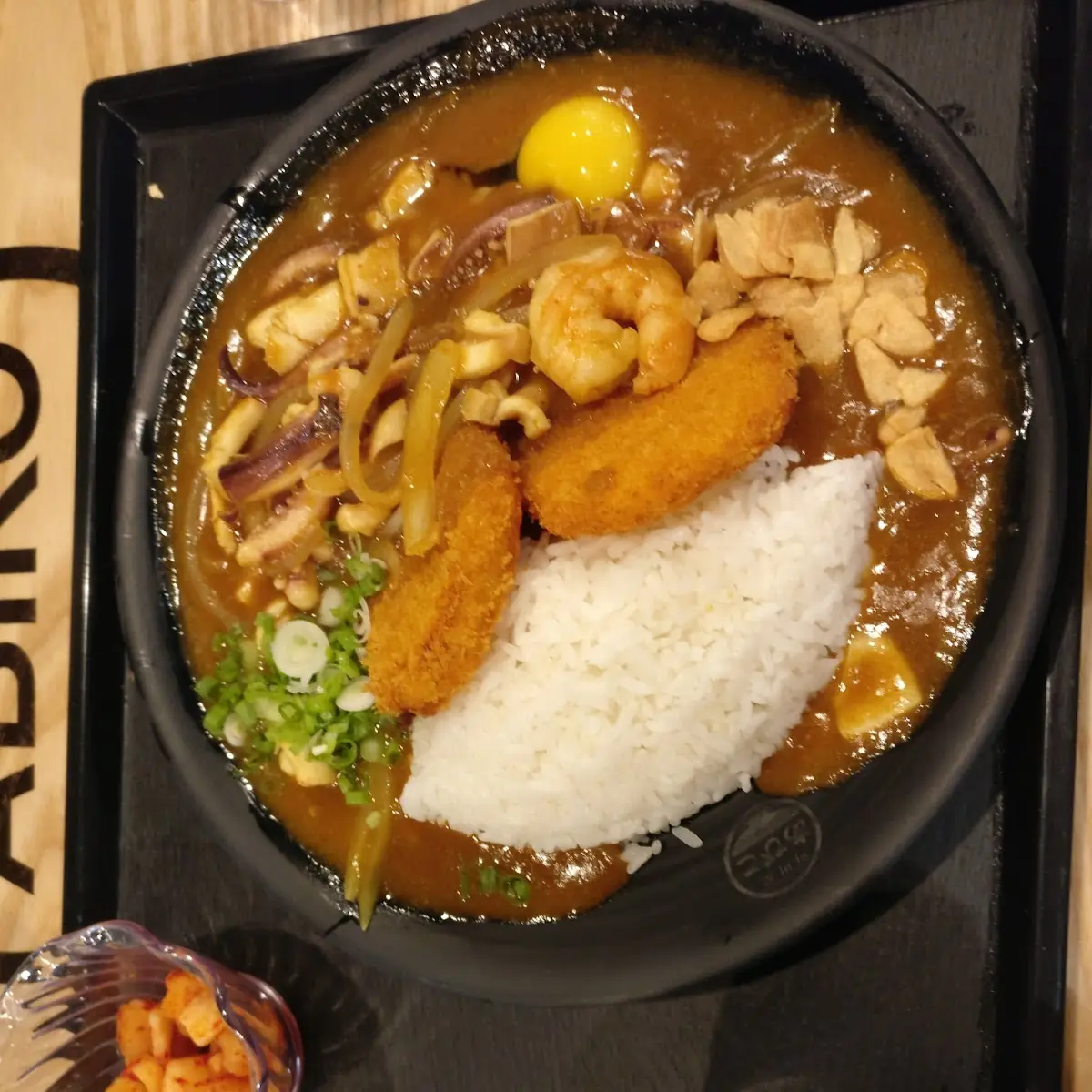 Rice Topped with Pork Cutlet