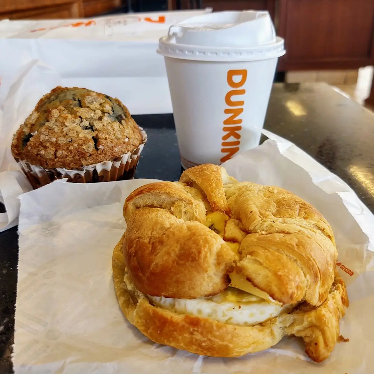 Sausage Egg and Cheese Croissant