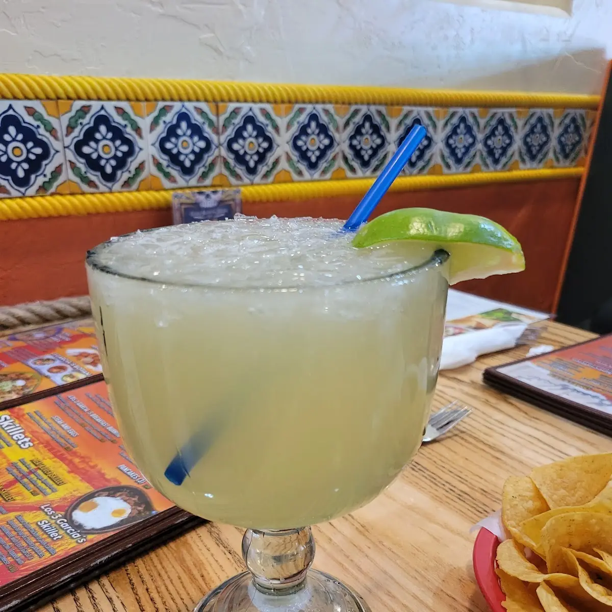Frozen Margarita with Lime and Salt