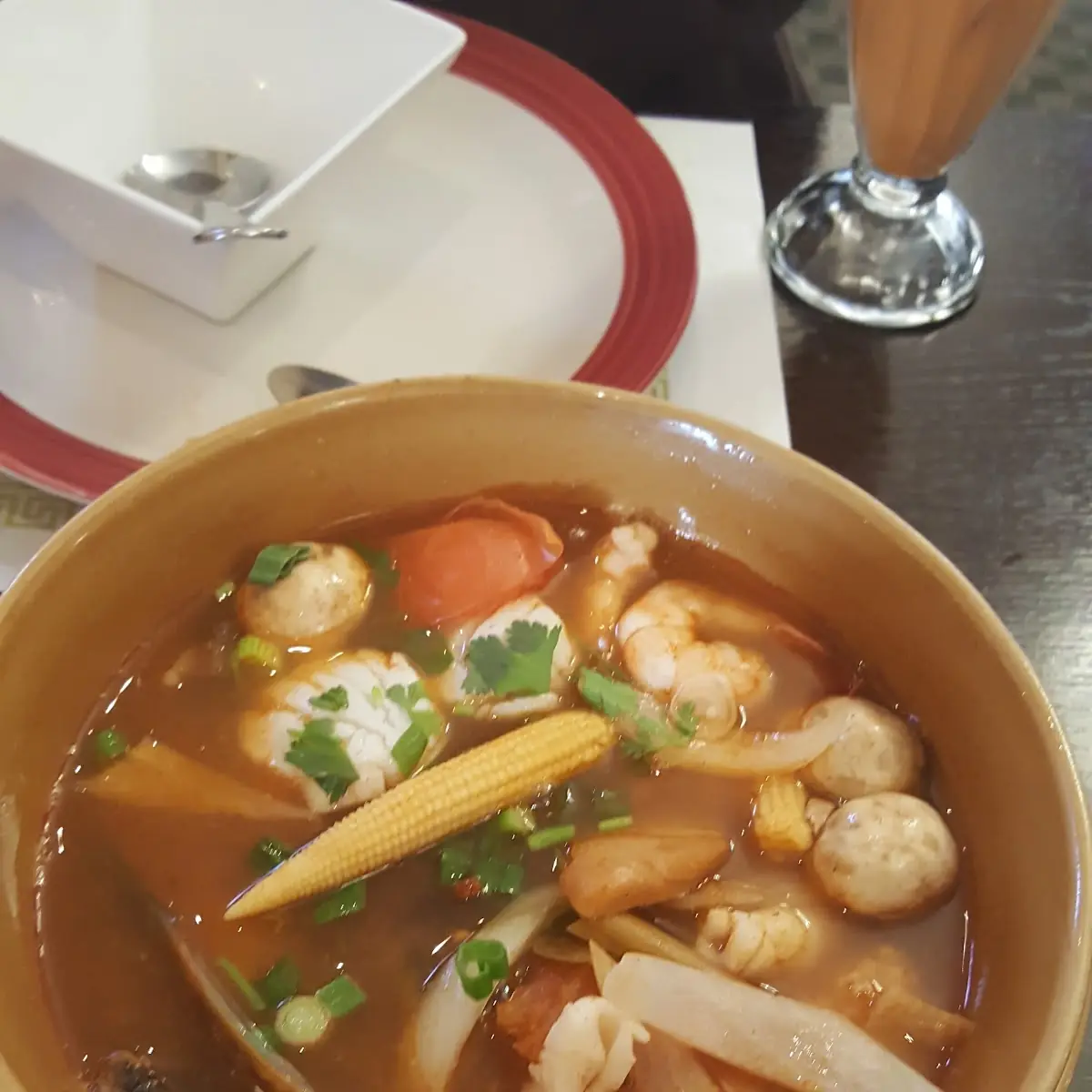Tom Yum Seafood Soup
