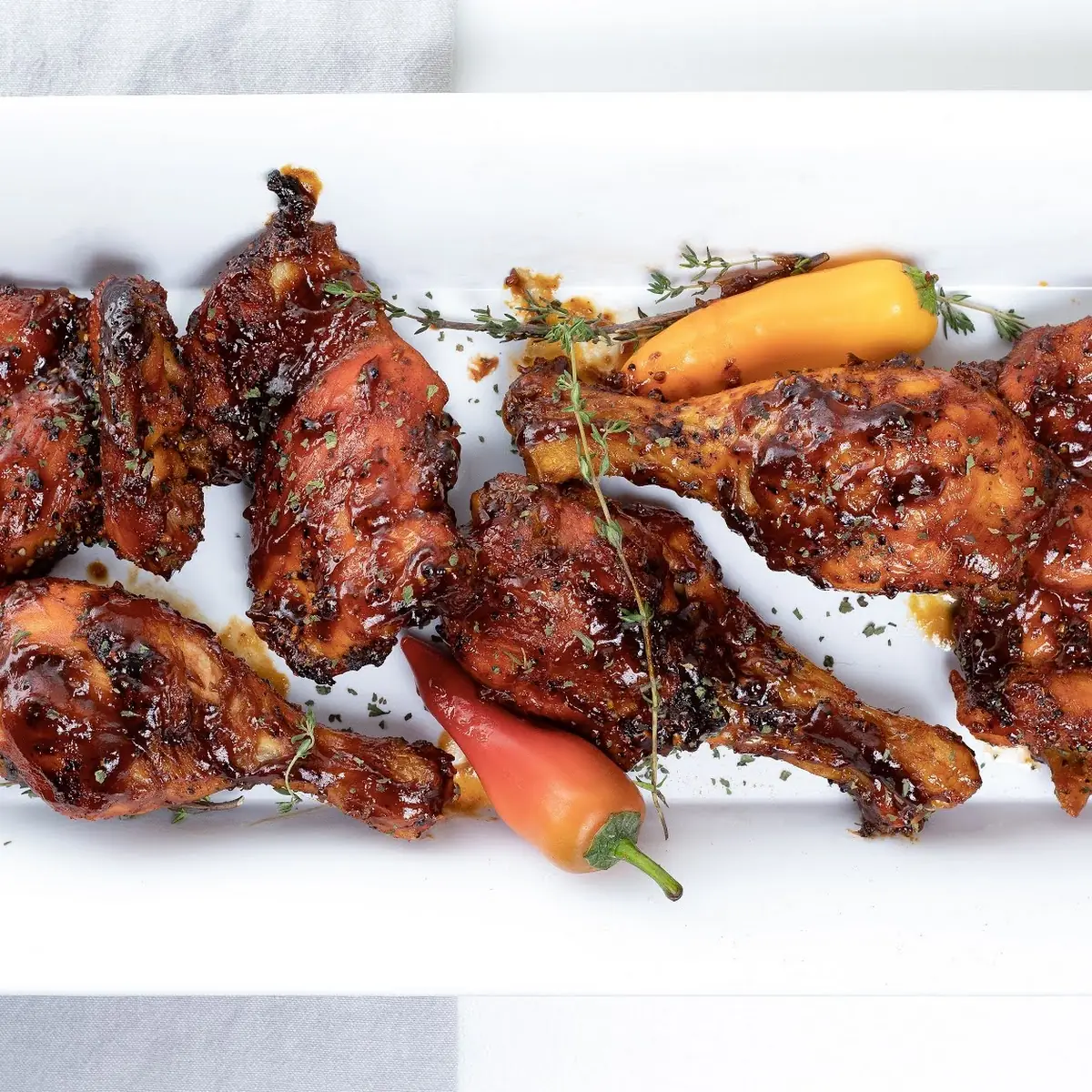 Glazed Cornish Hen