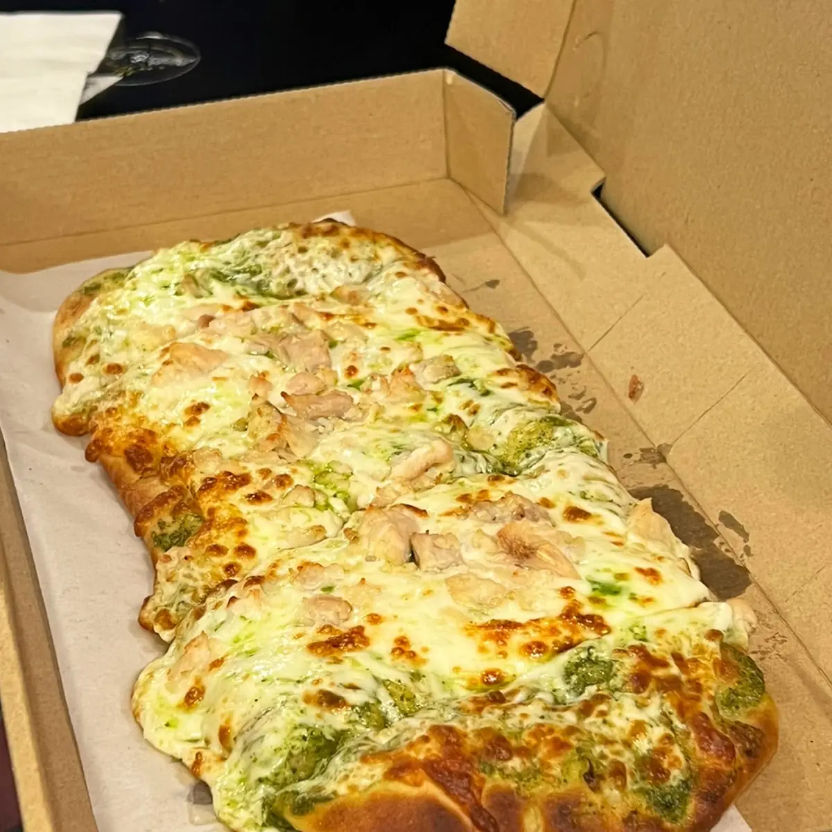Pesto Chicken Flatbread