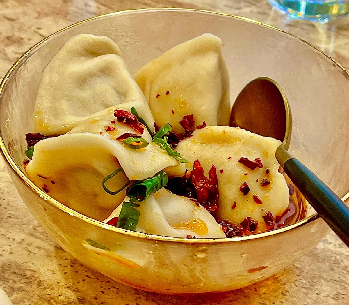 Chili Chicken Dumpling 6pcs, Fortune Dumpling