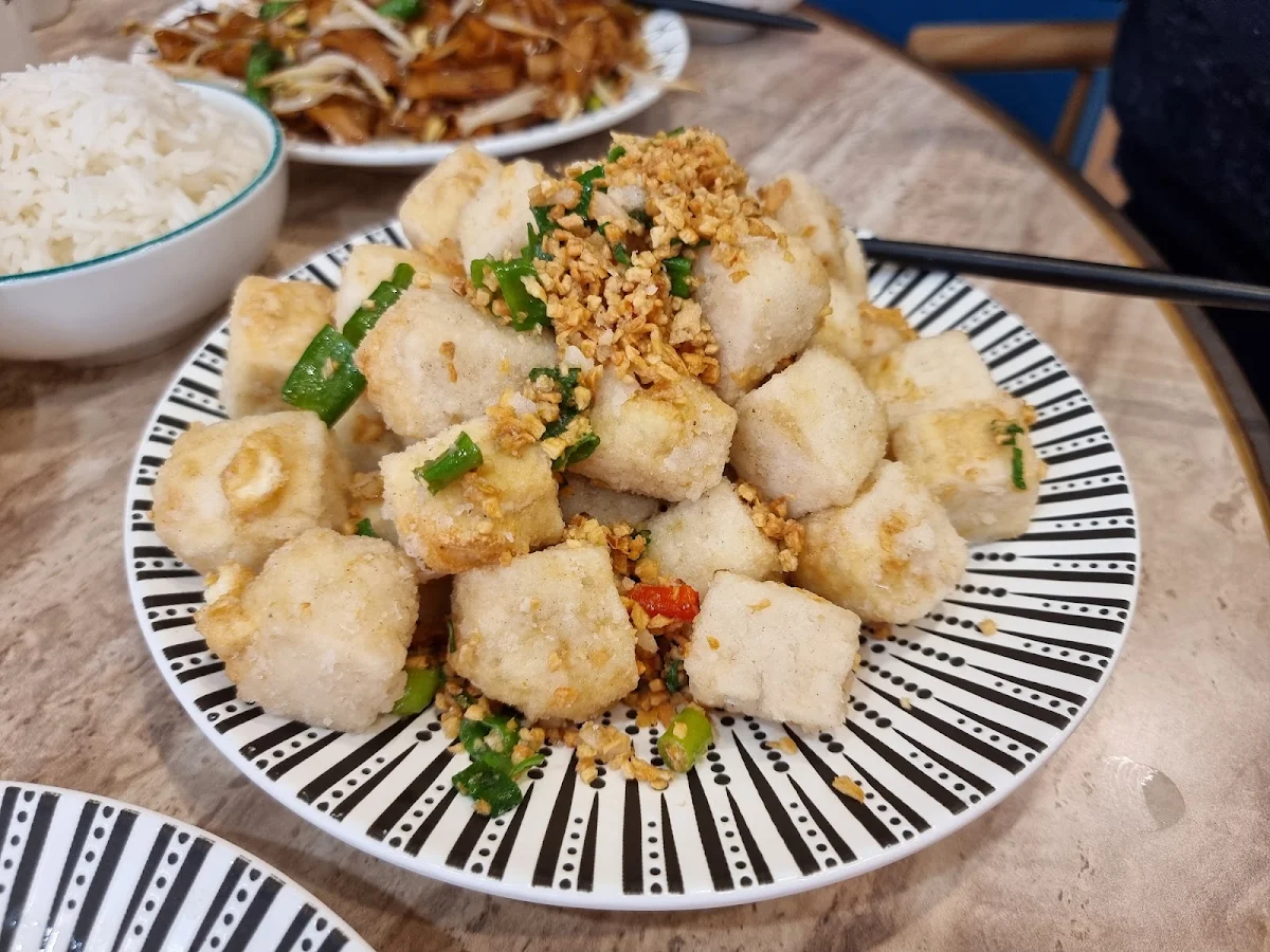 Salt & Pepper Tofu, Fortune Dumpling